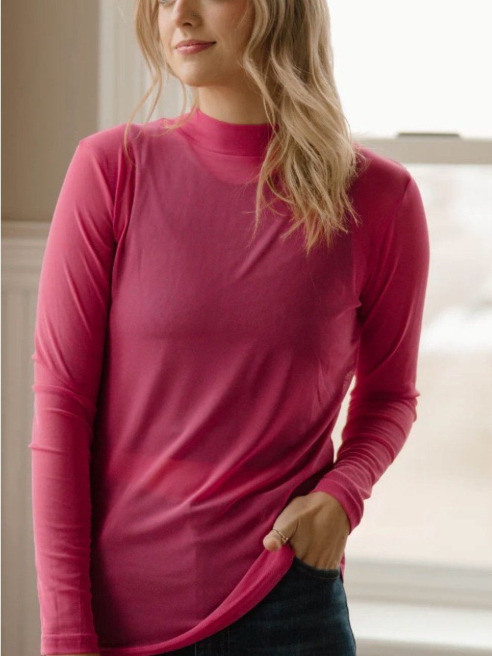 Meshed Out Pink-xs